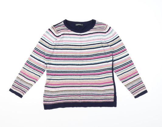 Womens UK Size S Bonmarché Multicoloured Pullover Jumper