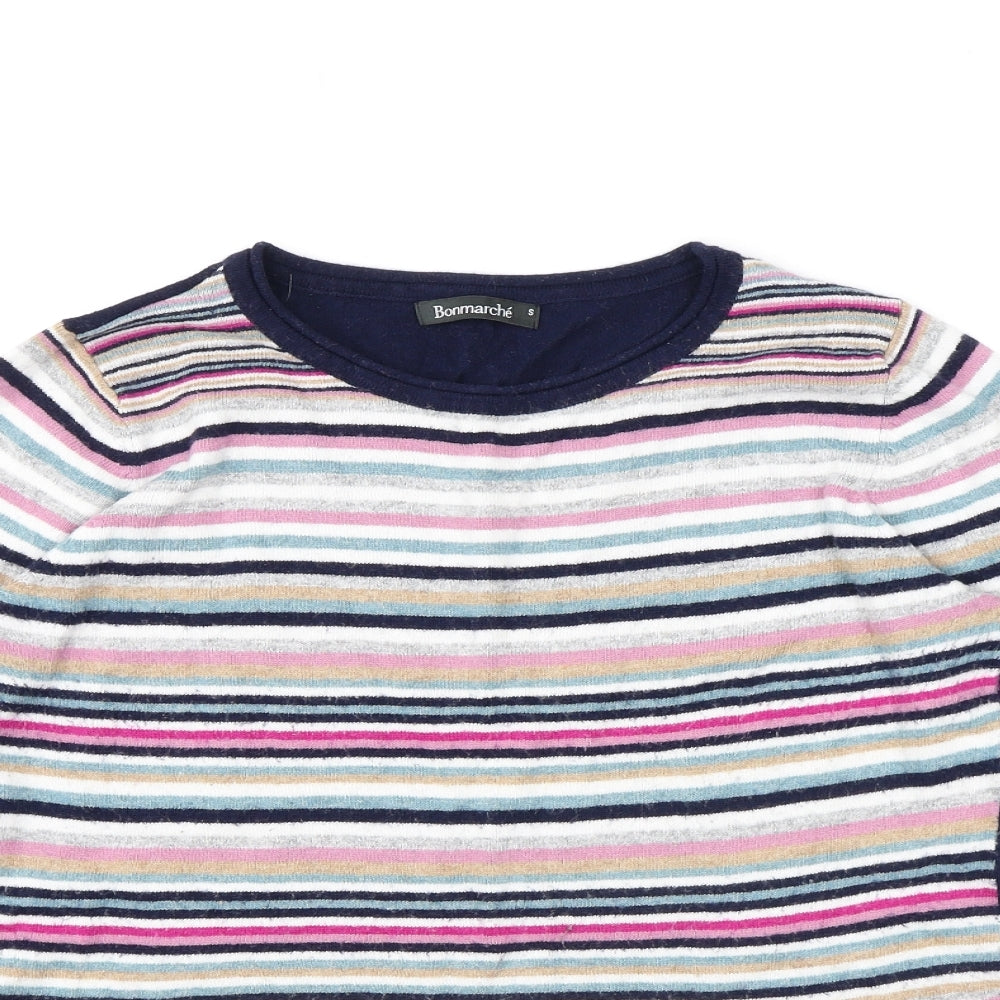 Womens UK Size S Bonmarché Multicoloured Pullover Jumper
