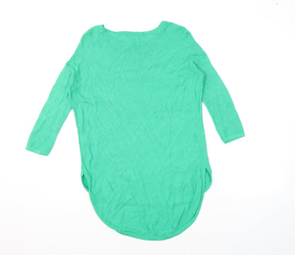Womens UK Size XS Phase Eight Green Pullover Jumper