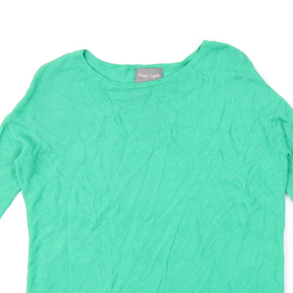 Womens UK Size XS Phase Eight Green Pullover Jumper