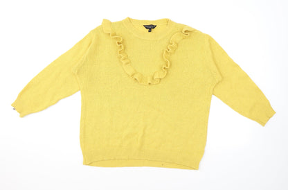 Womens UK Size 18 Dorothy Perkins Yellow Pullover Jumper