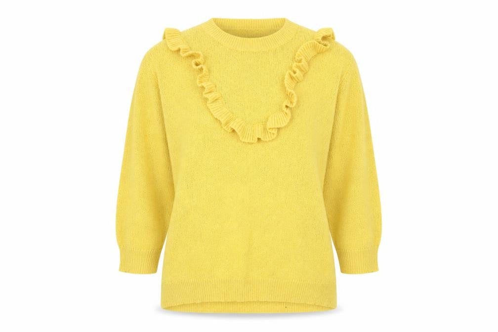 Womens UK Size 18 Dorothy Perkins Yellow Pullover Jumper
