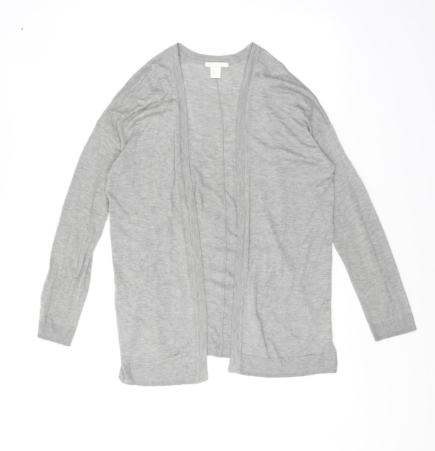 Womens UK Size S H&M Grey Cardigan Jumper