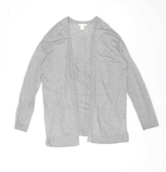 Womens UK Size S H&M Grey Cardigan Jumper