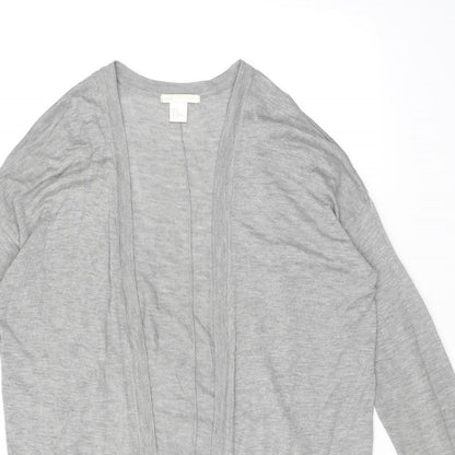 Womens UK Size S H&M Grey Cardigan Jumper