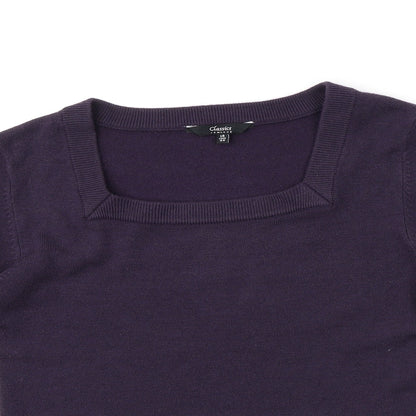 Womens UK Size 14 Classics Purple Pullover Jumper