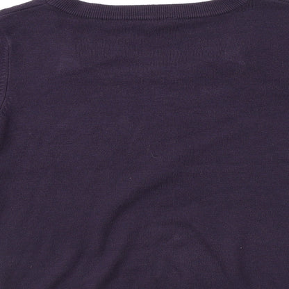 Womens UK Size 14 Classics Purple Pullover Jumper