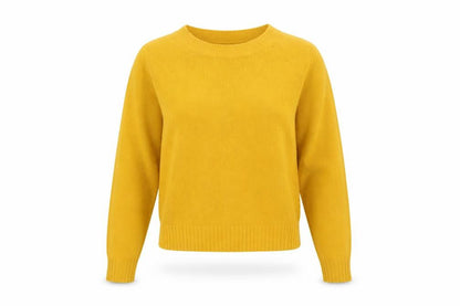 Womens UK Size XS H&M Yellow Pullover Jumper