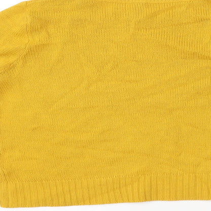 Womens UK Size XS H&M Yellow Pullover Jumper