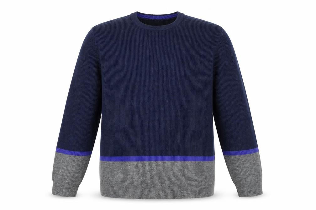 Mens UK Size XL Marks and Spencer Blue Pullover Jumper