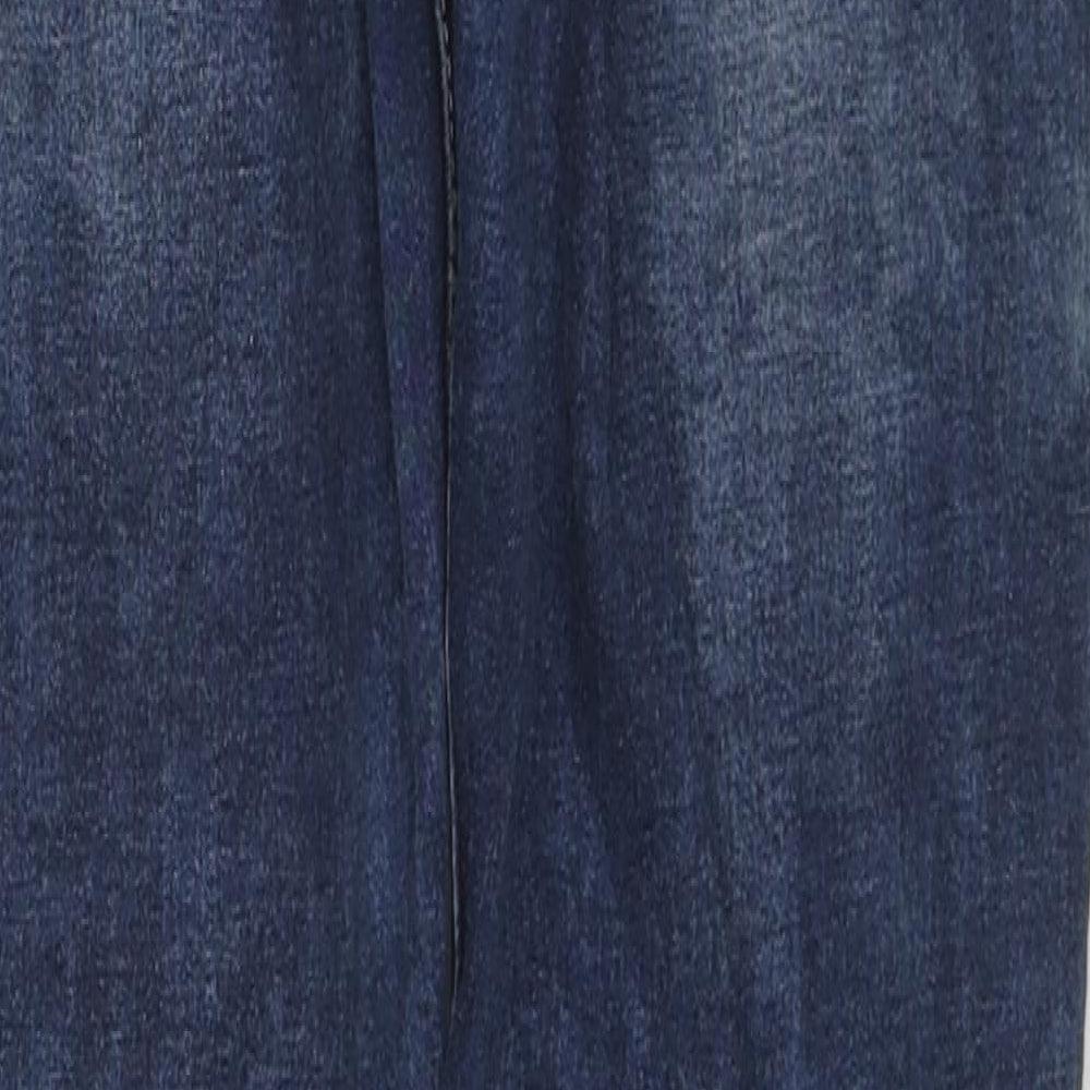Womens UK Size 10 Studio Regular Fit Skinny Blue Jeans