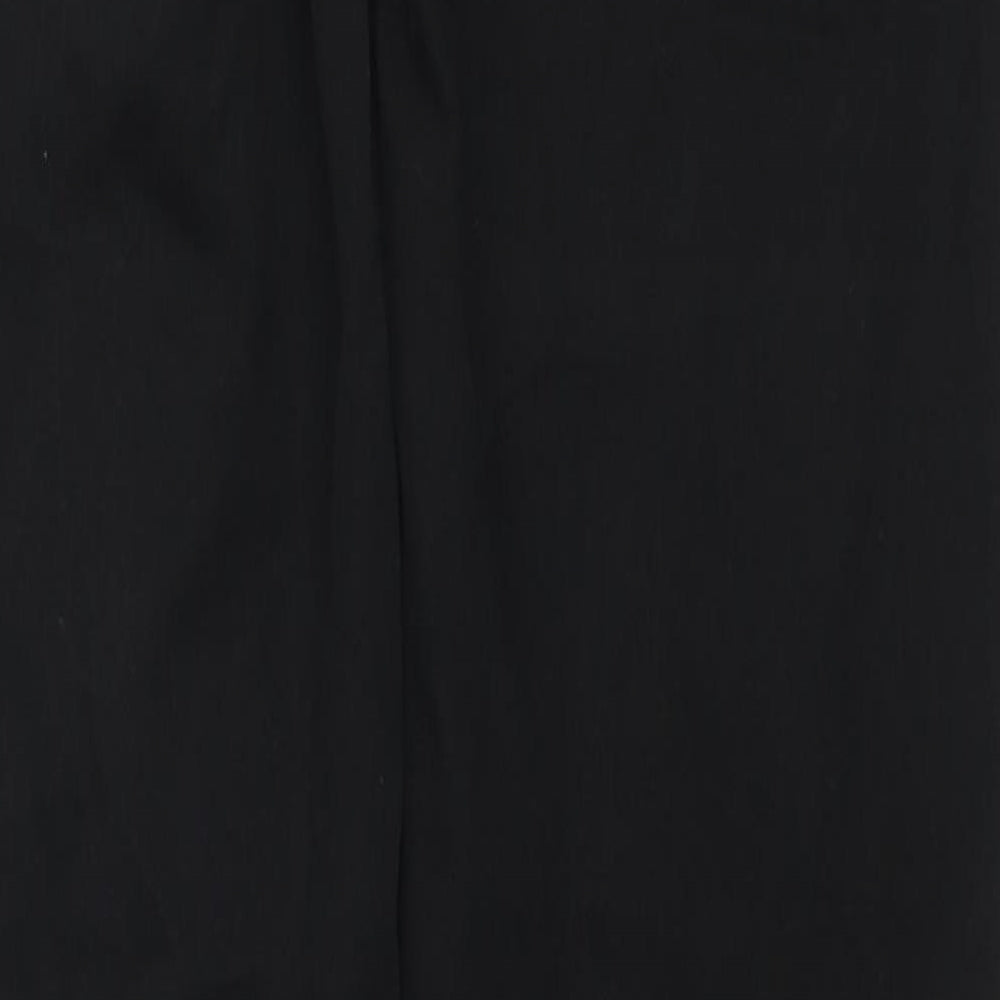 NEXT Womens Black Cotton Skinny Jeans Size 12 L30 in Regular Zip