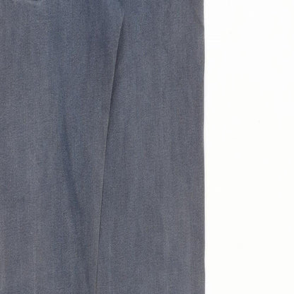 King Kouture Womens Grey Cotton Skinny Jeans Size 28 in L32 in Slim Zip