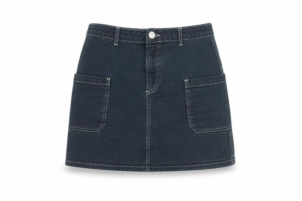 Womens UK Size M BDG Cargo Denim Skirt