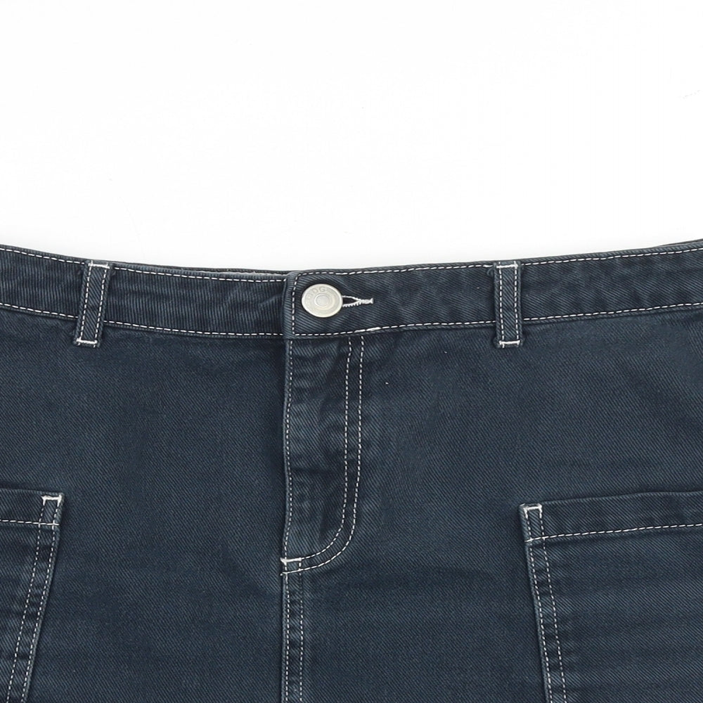 Womens UK Size M BDG Cargo Denim Skirt