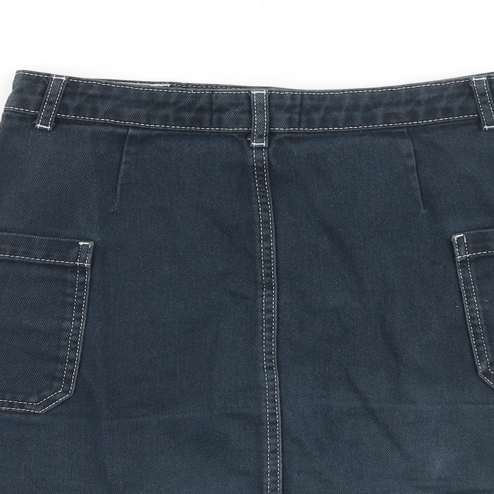 Womens UK Size M BDG Cargo Denim Skirt