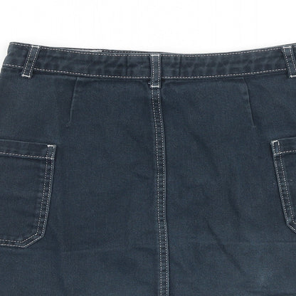 Womens UK Size M BDG Cargo Denim Skirt