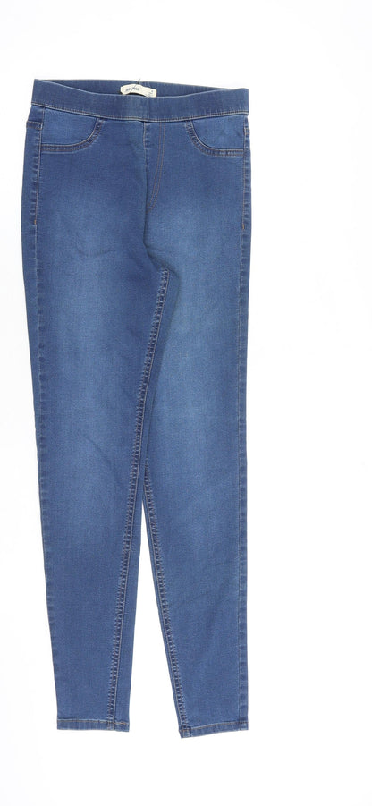 Womens UK Size 8 Marks and Spencer Regular Fit Skinny Blue Jeans