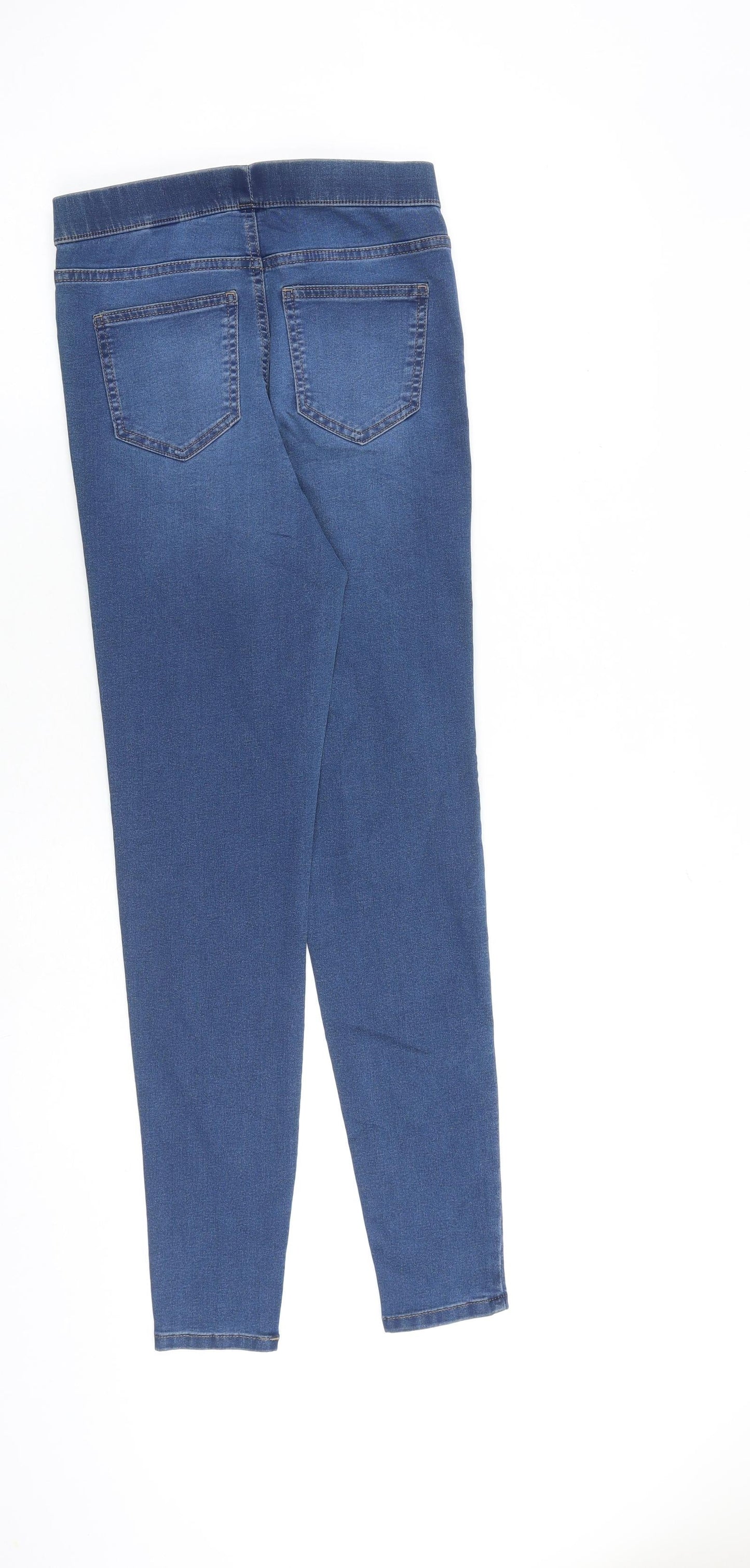 Womens UK Size 8 Marks and Spencer Regular Fit Skinny Blue Jeans