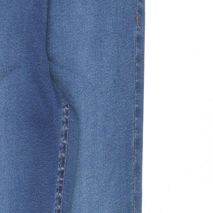 Womens UK Size 8 Marks and Spencer Regular Fit Skinny Blue Jeans