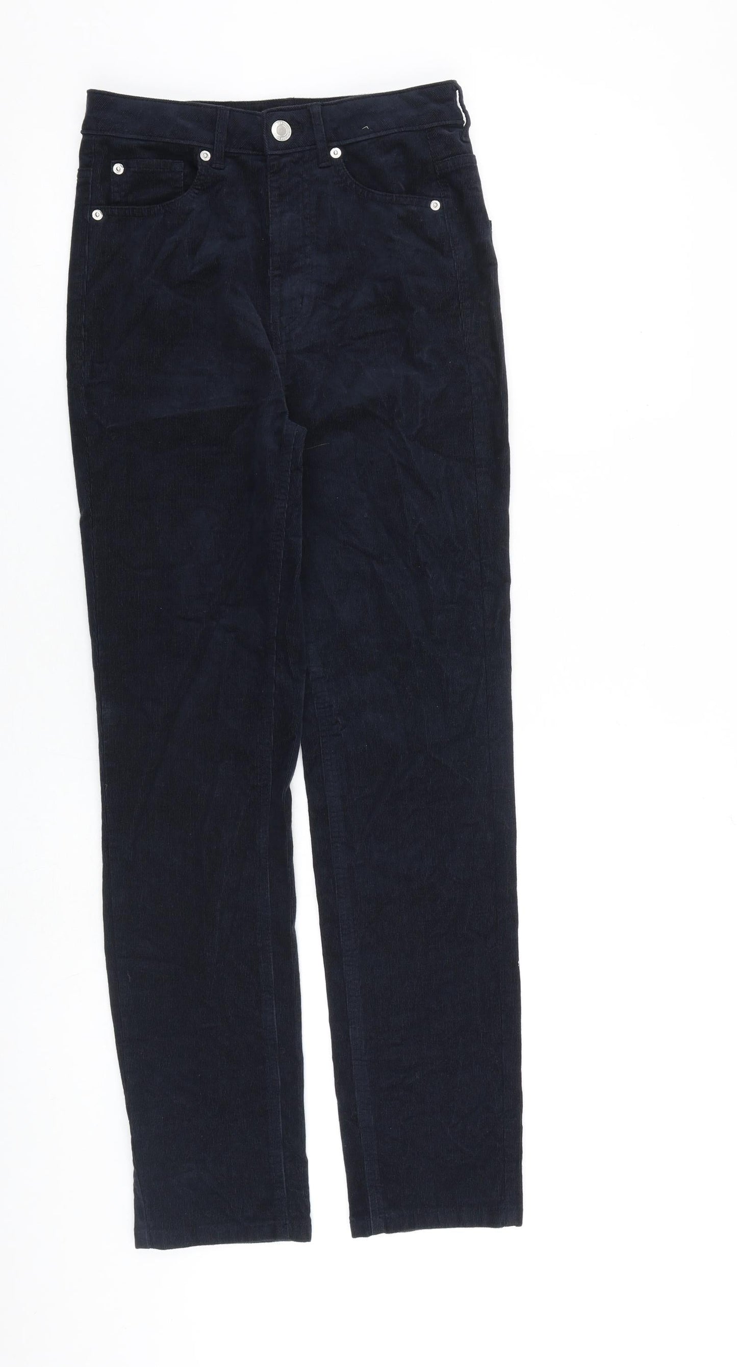 Womens UK Size 6 Marks and Spencer Regular Fit  Blue Trousers