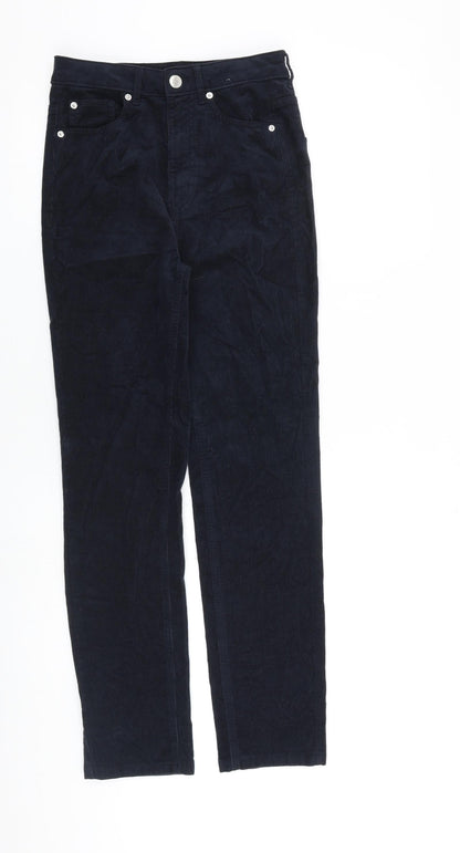 Womens UK Size 6 Marks and Spencer Regular Fit  Blue Trousers