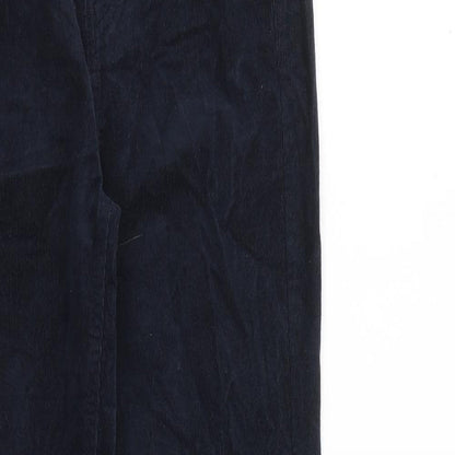 Womens UK Size 6 Marks and Spencer Regular Fit  Blue Trousers