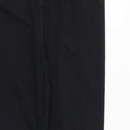 River Island Womens Black Cotton Skinny Jeans Size 32 in L28 in Regular Zip