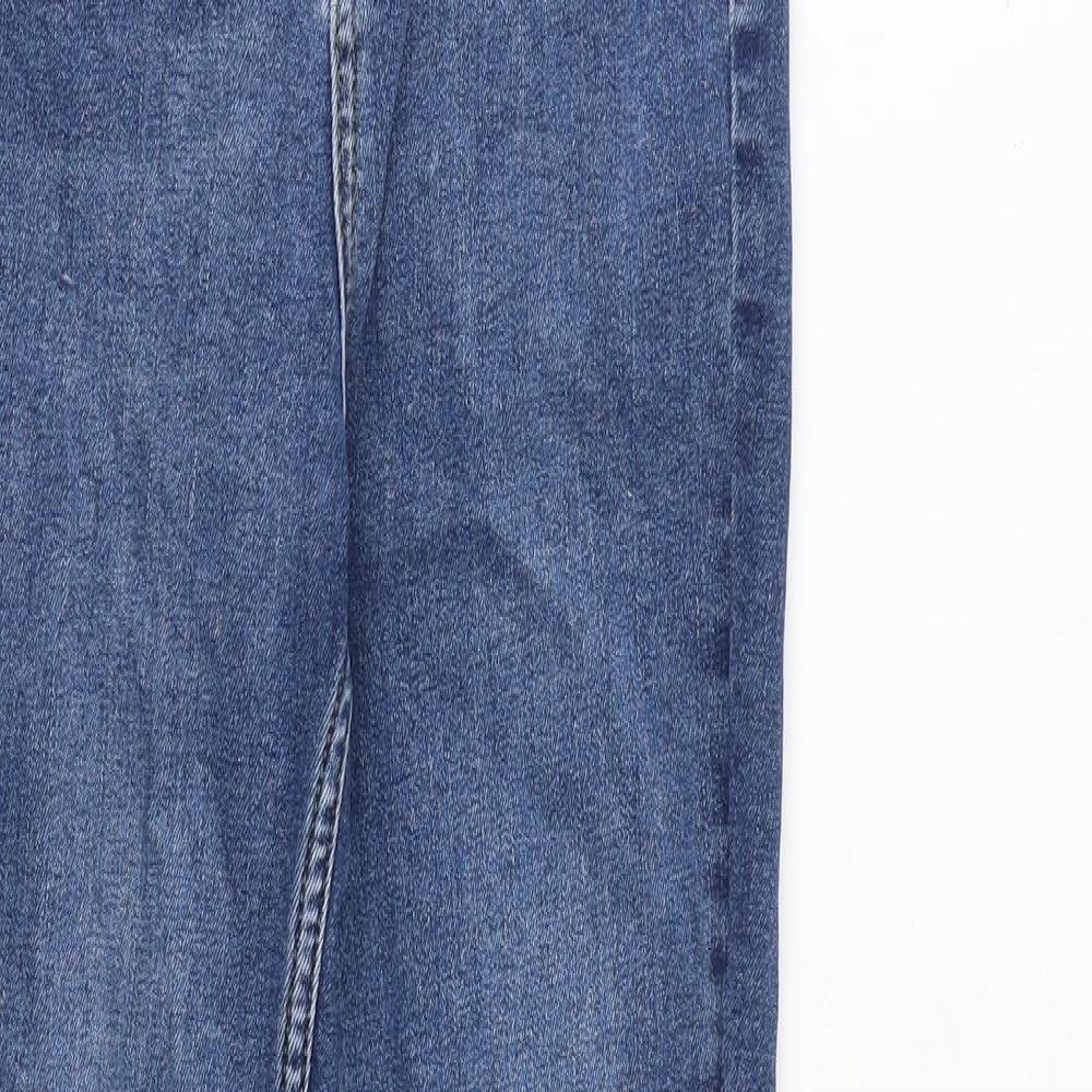 Oasis Womens Blue Cotton Skinny Jeans Size 6 L26 in Slim Zip