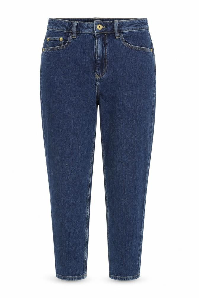 Womens UK Size 8 F&F Regular Fit Tapered Blue Jeans