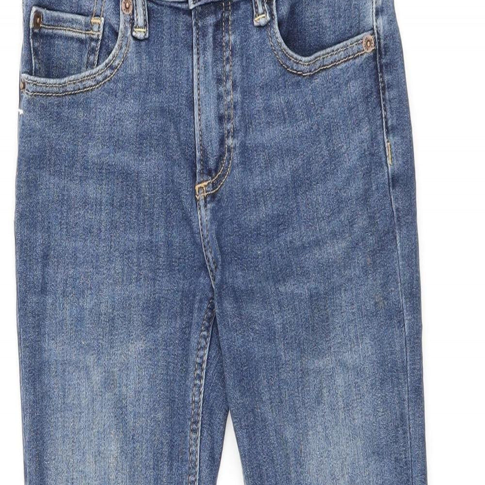 Gap Girls Blue Cotton Skinny Jeans Size 10 Years L24 in Slim Zip