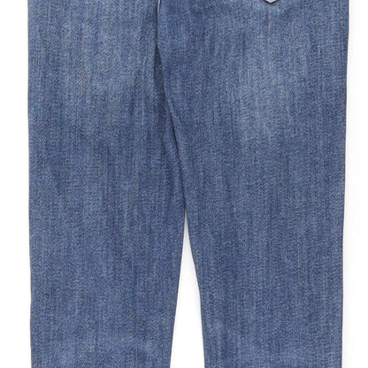 Gap Girls Blue Cotton Skinny Jeans Size 10 Years L24 in Slim Zip
