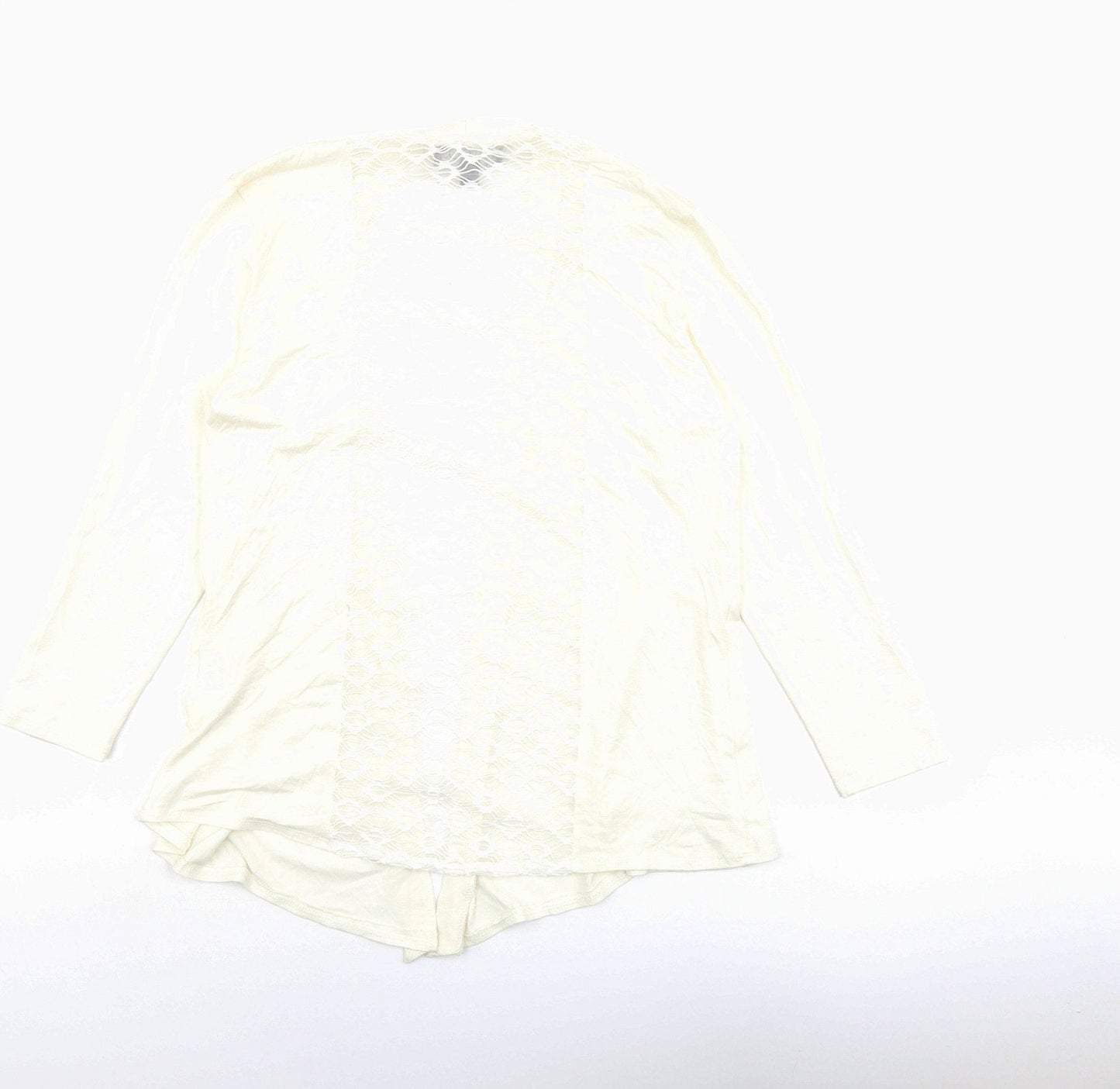 Womens UK Size 12 Saloos Ivory Basic Blouse