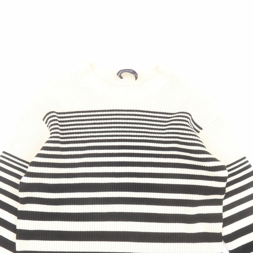 Womens UK Size M Marks and Spencer Beige Pullover Jumper