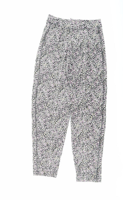 Womens UK Size 6 Marks and Spencer Regular Fit Harem Multicoloured Trousers