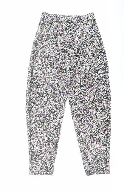 Womens UK Size 6 Marks and Spencer Regular Fit Harem Multicoloured Trousers