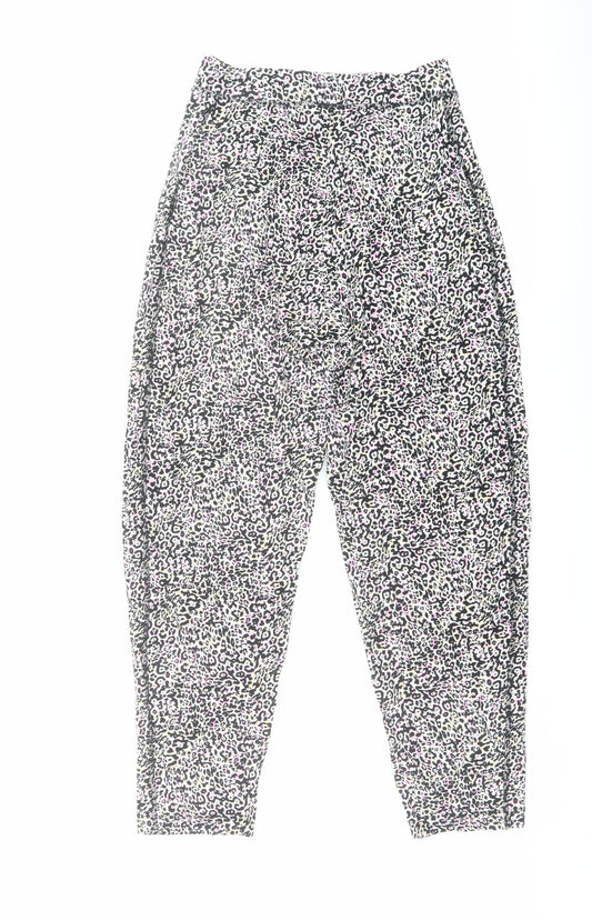 Womens UK Size 6 Marks and Spencer Regular Fit Harem Multicoloured Trousers