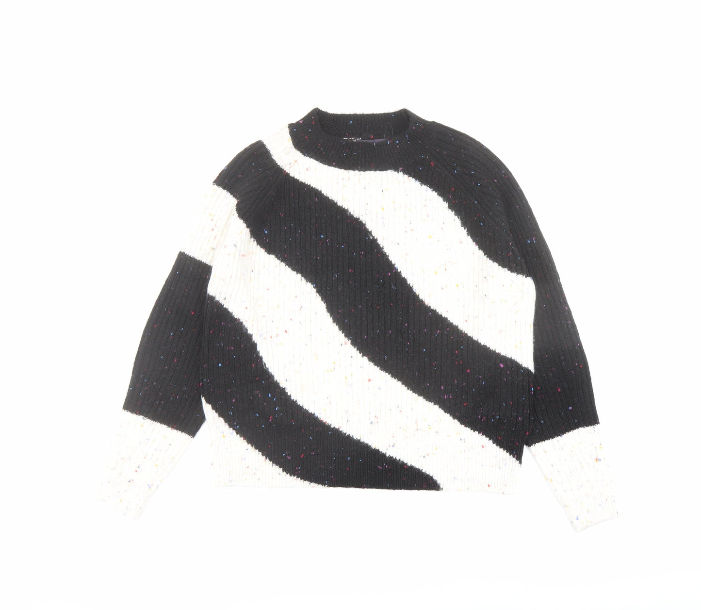 Womens UK Size S Marks and Spencer Black Pullover Jumper