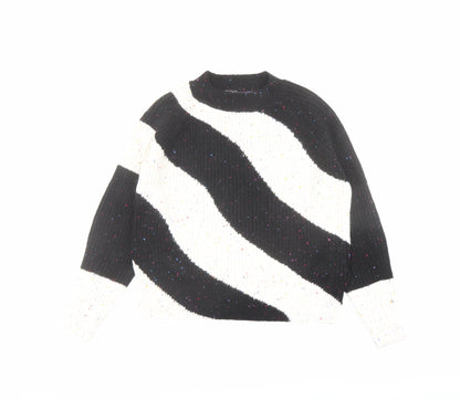 Womens UK Size S Marks and Spencer Black Pullover Jumper