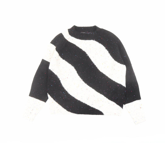 Womens UK Size S Marks and Spencer Black Pullover Jumper