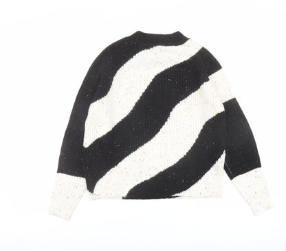Womens UK Size S Marks and Spencer Black Pullover Jumper
