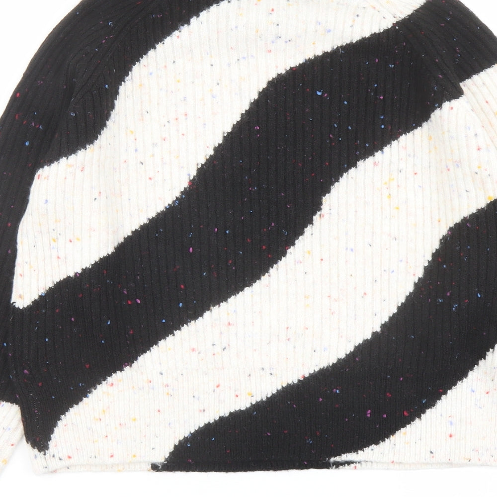 Womens UK Size S Marks and Spencer Black Pullover Jumper