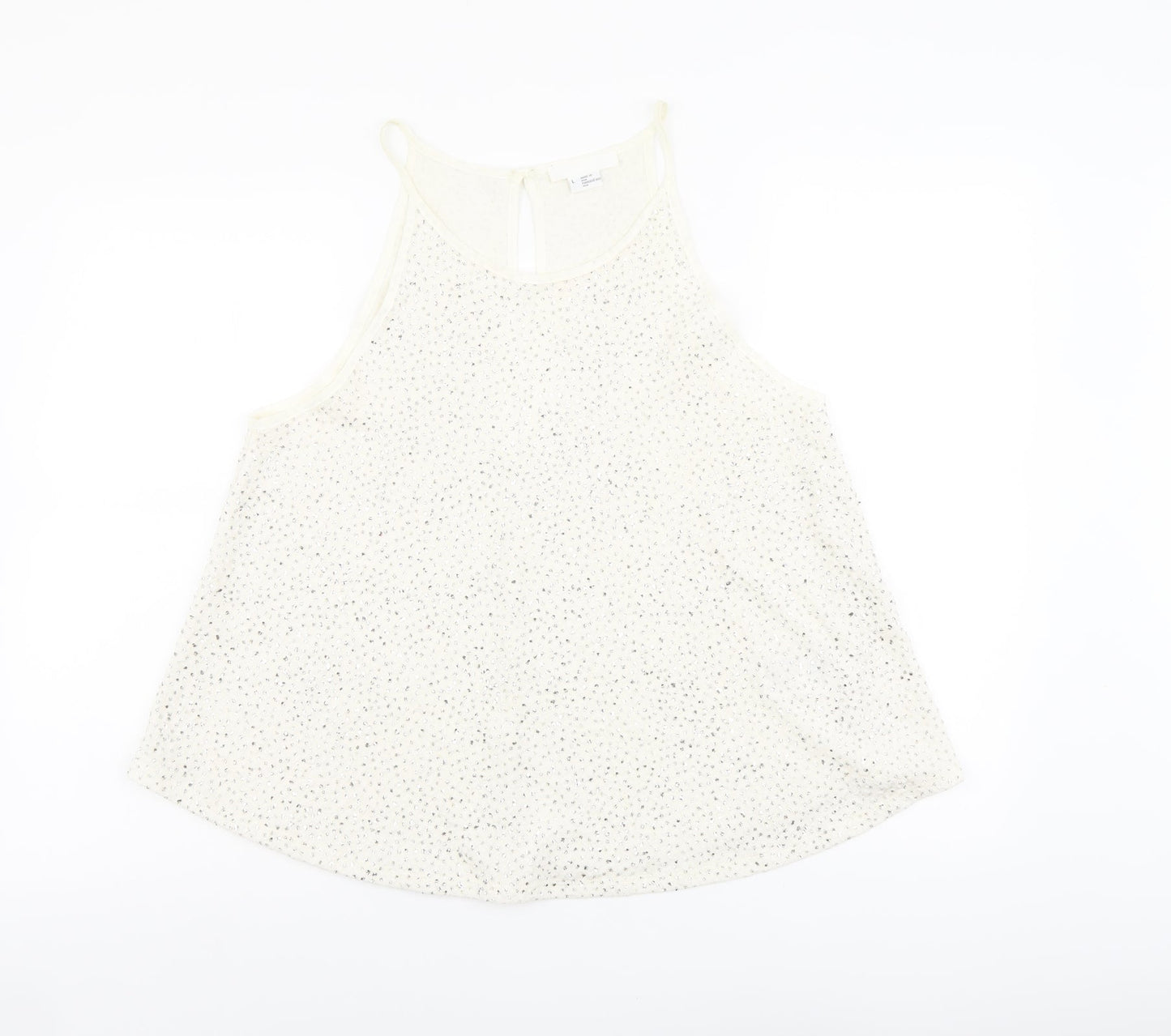 Womens UK Size L Cooperative Ivory Basic Tank