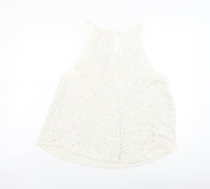 Womens UK Size L Cooperative Ivory Basic Tank
