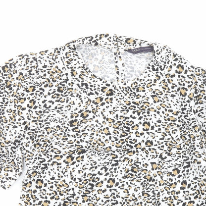 Womens UK Size 6 Marks and Spencer Multicoloured Basic Blouse