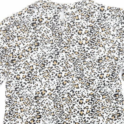 Womens UK Size 6 Marks and Spencer Multicoloured Basic Blouse