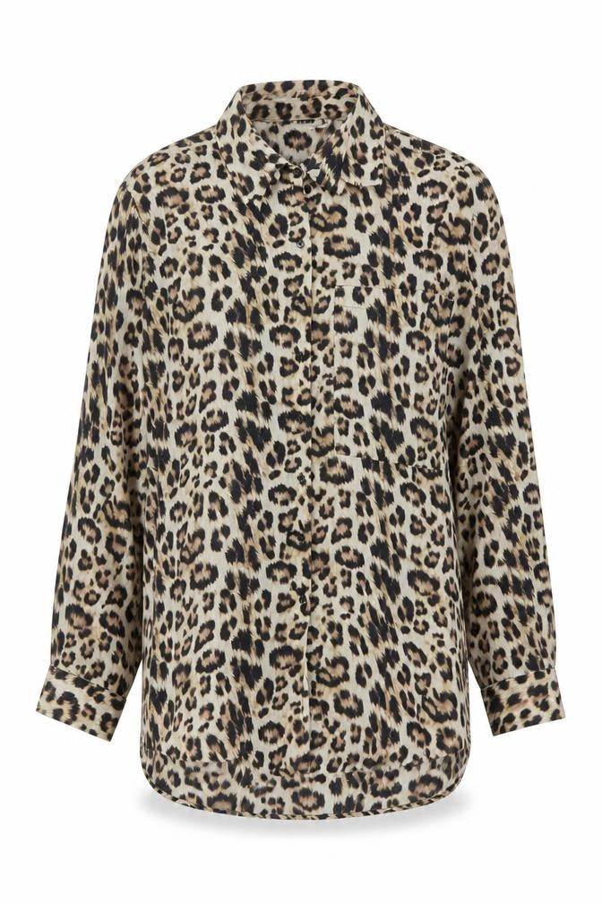 Womens UK Size S Zara Brown Tunic Button-Up