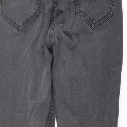 Womens UK Size 8 H&M Regular Fit Skinny Grey Jeans