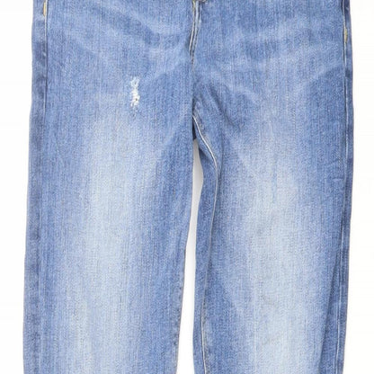 ASOS Mens Blue Cotton Skinny Jeans Size 30 in L36 in Regular Button
