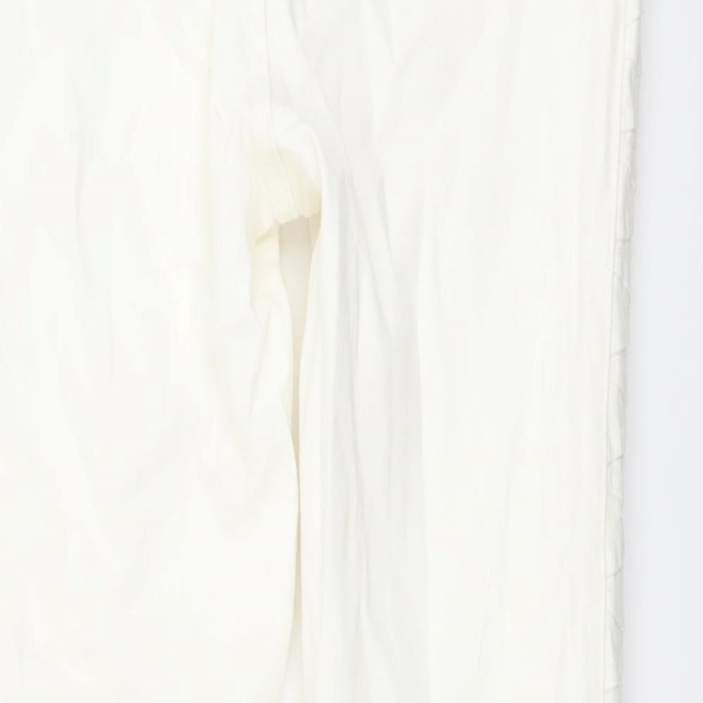 Womens UK Size 10 Marks and Spencer Regular Fit Skinny Ivory Jeans